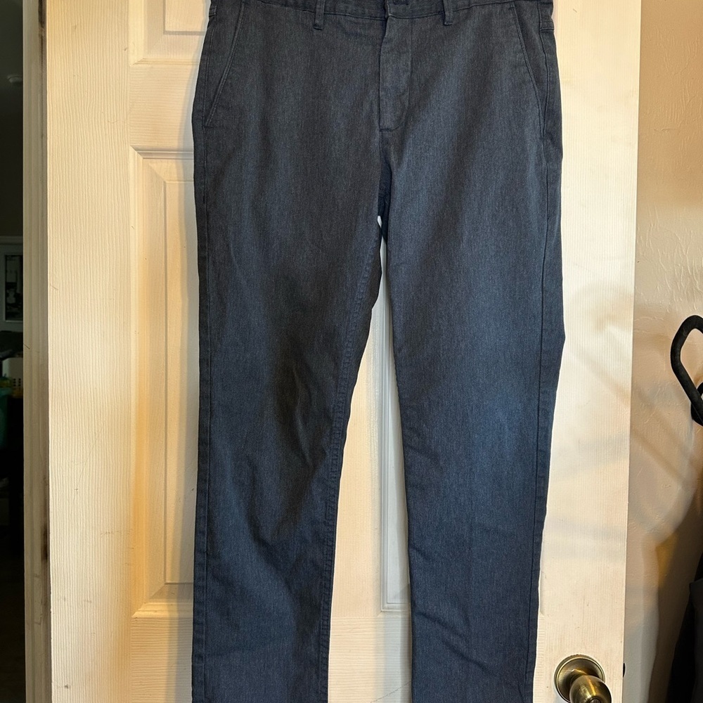 Zara Women's Straight Leg‎ Jeans - Dark Blue